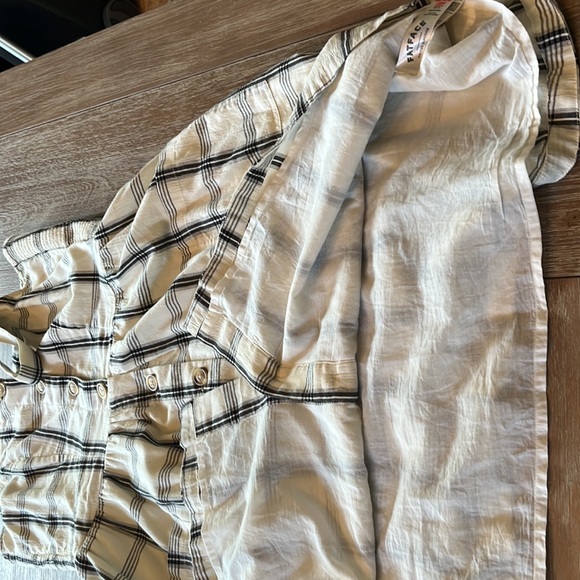 Fat Face dress black / off white lightweight size 10 USA - Picture 7 of 14